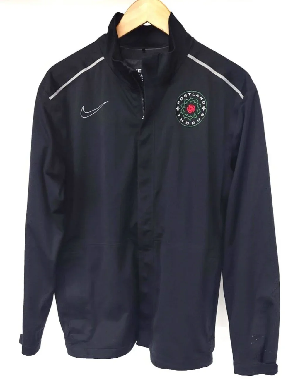 Nike Golf Storm Fit 10 Soft Shell Jacket Portland Thorns Black Size Medium